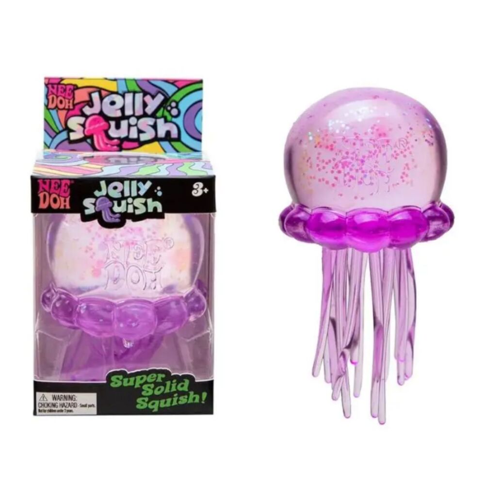 NeeDoh Jellyfish Jelly Squish Purple